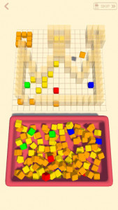 اسکرین شات بازی Cubes Art - Assemble object unique puzzle 2