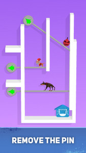 اسکرین شات بازی Kitten Rescue - Pin Pull 1