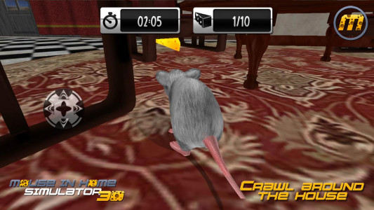اسکرین شات بازی Mouse in Home Simulator 3D 1