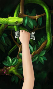 اسکرین شات برنامه Money or Death - snake attack! 2