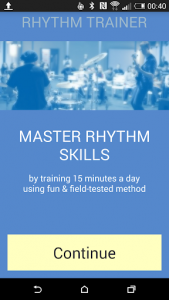 اسکرین شات برنامه Rhythm Trainer 1