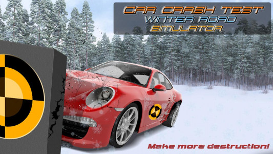 اسکرین شات بازی Car Crash Test Winter Road Sim 2