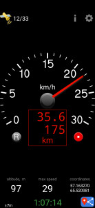 اسکرین شات برنامه GNSS speedometer 3