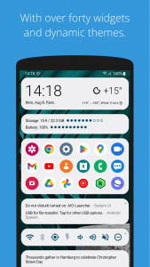 اسکرین شات برنامه AIO Launcher 3