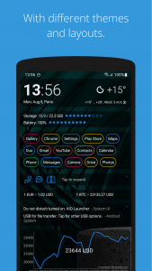 اسکرین شات برنامه AIO Launcher 2