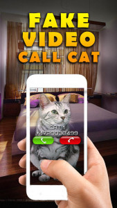 اسکرین شات بازی Fake Video Call Cat 1