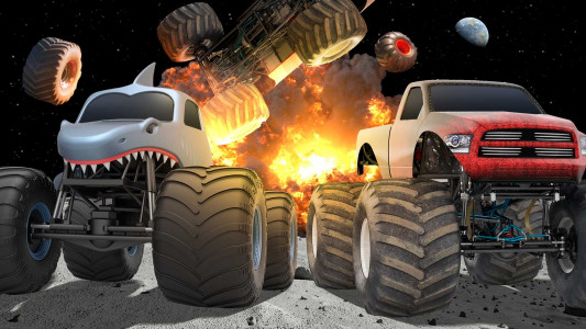 اسکرین شات بازی Monster Truck Crash Moon 2