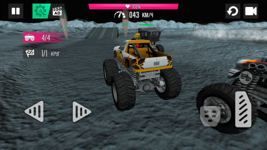 اسکرین شات بازی Monster Truck Crash Moon 4