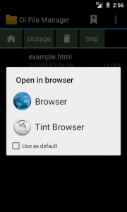 اسکرین شات برنامه Open in Browser 3