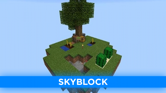 اسکرین شات برنامه Skyblock survival in minecraft 1