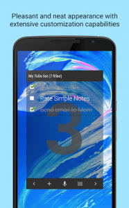 اسکرین شات برنامه Simple Notes Widget 1