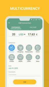 اسکرین شات برنامه Money manager & expenses 4