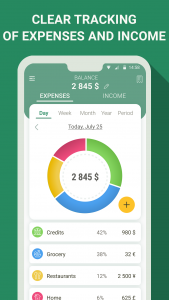 اسکرین شات برنامه Money manager & expenses 1