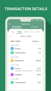 اسکرین شات 3 برنامه Money manager & expenses