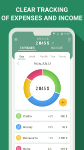 اسکرین شات 1 برنامه Money manager & expenses