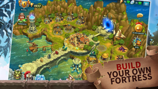 اسکرین شات بازی Forge of Glory: Match3 MMORPG & Action Puzzle Game 3