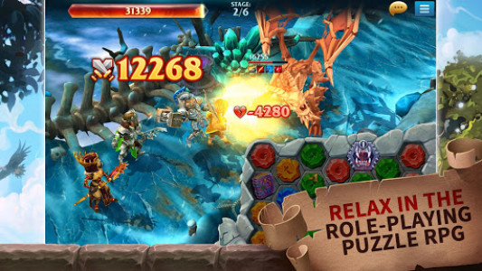 اسکرین شات بازی Forge of Glory: Match3 MMORPG & Action Puzzle Game 5