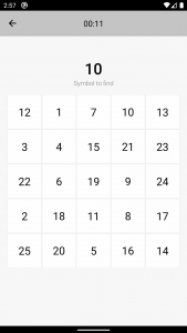 اسکرین شات 3 برنامه Schulte table: brain training