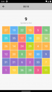 اسکرین شات 6 برنامه Schulte table: brain training