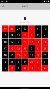 اسکرین شات 5 برنامه Schulte table: brain training