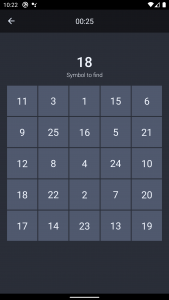 اسکرین شات 4 برنامه Schulte table: brain training