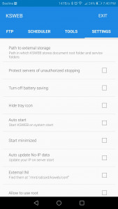 اسکرین شات 6 برنامه KSWEB: web developer kit