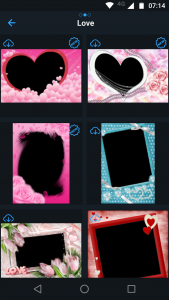 اسکرین شات 2 برنامه Love PhotoFrames