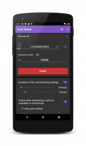 اسکرین شات برنامه Auto Redial 1