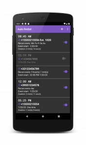 اسکرین شات 4 برنامه Auto Redial