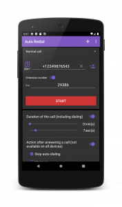 اسکرین شات 1 برنامه Auto Redial