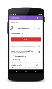 اسکرین شات برنامه Auto Redial 8