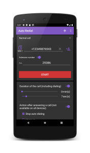اسکرین شات 1 برنامه Auto Redial