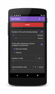 اسکرین شات برنامه Auto Redial 2