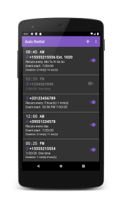 اسکرین شات 4 برنامه Auto Redial