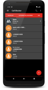 اسکرین شات برنامه Call Blocker 2
