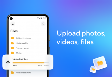 اسکرین شات برنامه Cloud: Video, photo storage 1