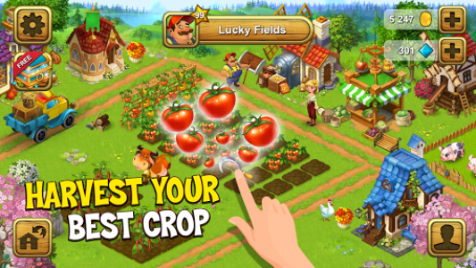 اسکرین شات بازی Farm games offline: Village farming games 3