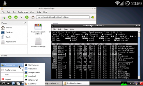 اسکرین شات برنامه Linux Deploy 4