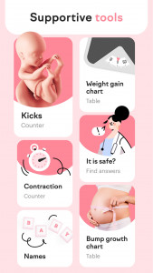 اسکرین شات 7 برنامه Pregnancy Tracker: amma