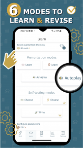اسکرین شات 4 برنامه Flashcard maker vocab notebook