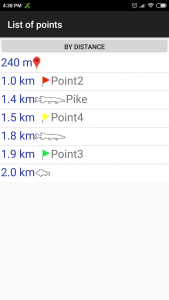 اسکرین شات 2 برنامه My fishing places GPS