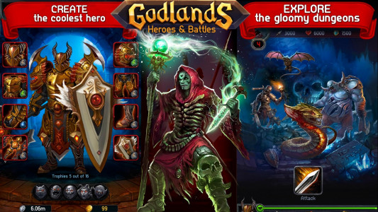 اسکرین شات 6 بازی Godlands RPG - Fight for Thron