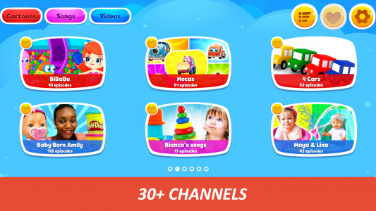 اسکرین شات 5 برنامه Kapuki TV: Cartoons for Kids