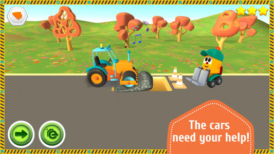 اسکرین شات 7 بازی Leo and Сars: games for kids