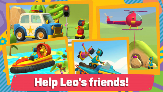 اسکرین شات بازی Leo 2: Puzzles & Cars for Kids 2