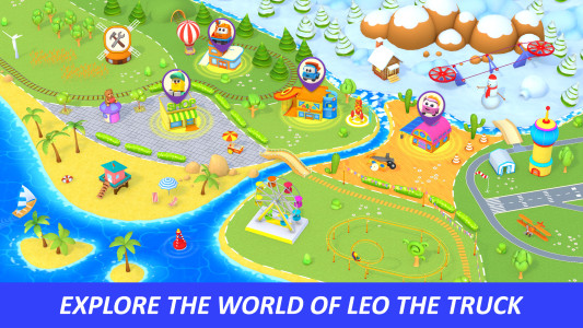 اسکرین شات 3 بازی Leo and Cars World: kids games