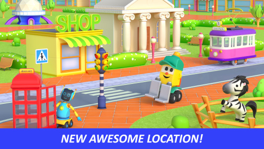 اسکرین شات 1 بازی Leo and Cars World: kids games