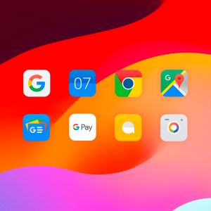 اسکرین شات برنامه UI iOS 17 - icon pack 2