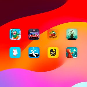 اسکرین شات برنامه UI iOS 17 - icon pack 3