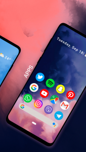 اسکرین شات برنامه Oxygen - Icon Pack 4